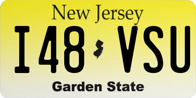 NJ license plate I48VSU