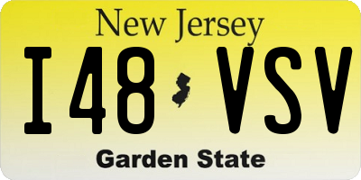 NJ license plate I48VSV