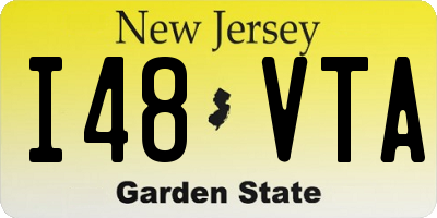 NJ license plate I48VTA