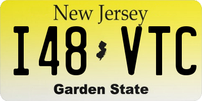 NJ license plate I48VTC