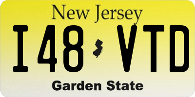 NJ license plate I48VTD