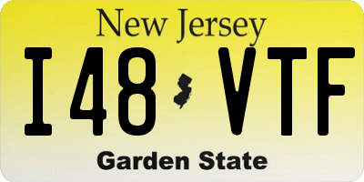 NJ license plate I48VTF