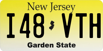 NJ license plate I48VTH