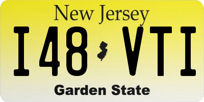 NJ license plate I48VTI