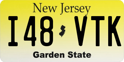 NJ license plate I48VTK
