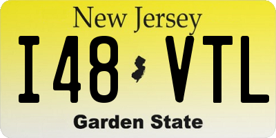 NJ license plate I48VTL