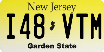 NJ license plate I48VTM
