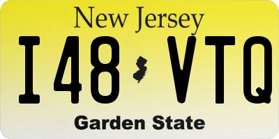 NJ license plate I48VTQ