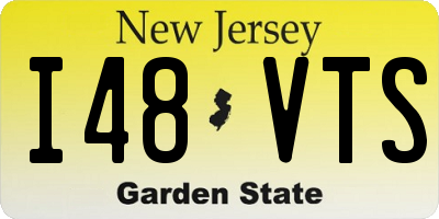 NJ license plate I48VTS