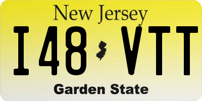 NJ license plate I48VTT