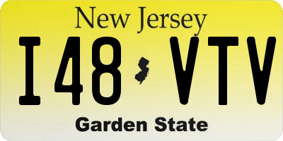 NJ license plate I48VTV