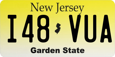 NJ license plate I48VUA