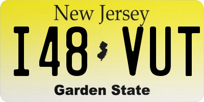 NJ license plate I48VUT