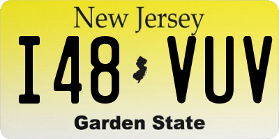 NJ license plate I48VUV