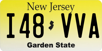 NJ license plate I48VVA
