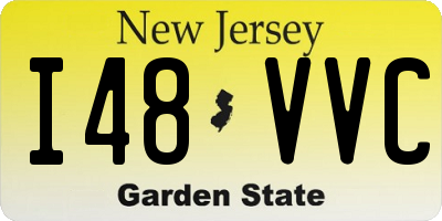 NJ license plate I48VVC