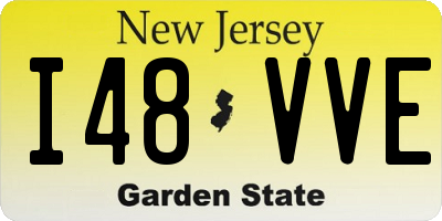 NJ license plate I48VVE