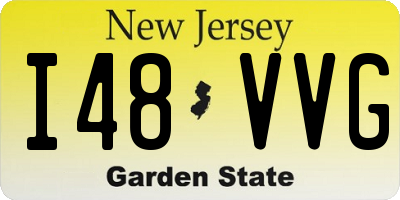 NJ license plate I48VVG