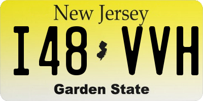 NJ license plate I48VVH
