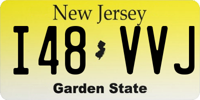 NJ license plate I48VVJ