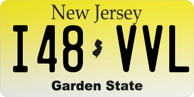 NJ license plate I48VVL
