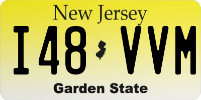 NJ license plate I48VVM
