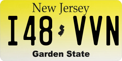 NJ license plate I48VVN