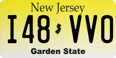 NJ license plate I48VVO