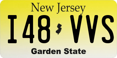 NJ license plate I48VVS
