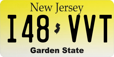 NJ license plate I48VVT