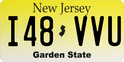 NJ license plate I48VVU