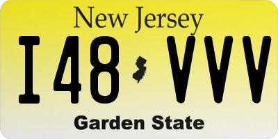 NJ license plate I48VVV