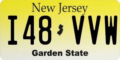 NJ license plate I48VVW