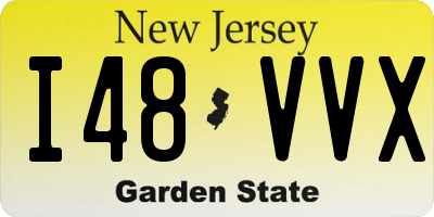 NJ license plate I48VVX