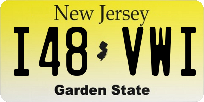 NJ license plate I48VWI