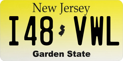 NJ license plate I48VWL