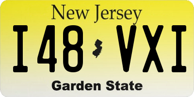 NJ license plate I48VXI