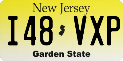 NJ license plate I48VXP
