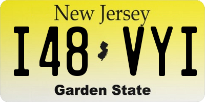NJ license plate I48VYI