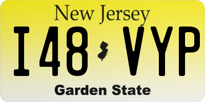 NJ license plate I48VYP
