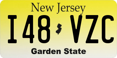 NJ license plate I48VZC