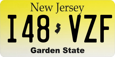 NJ license plate I48VZF