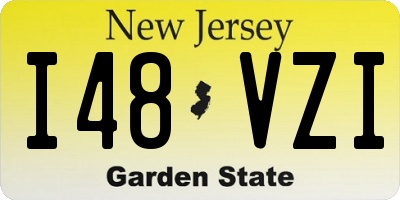 NJ license plate I48VZI