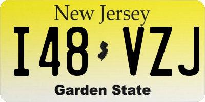 NJ license plate I48VZJ