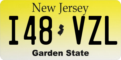 NJ license plate I48VZL