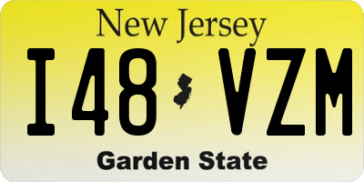 NJ license plate I48VZM