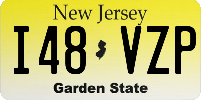 NJ license plate I48VZP