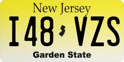 NJ license plate I48VZS