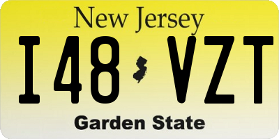 NJ license plate I48VZT