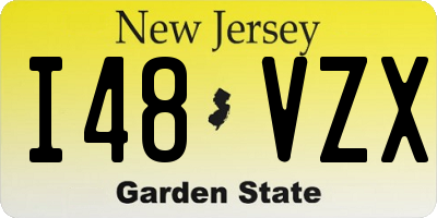 NJ license plate I48VZX